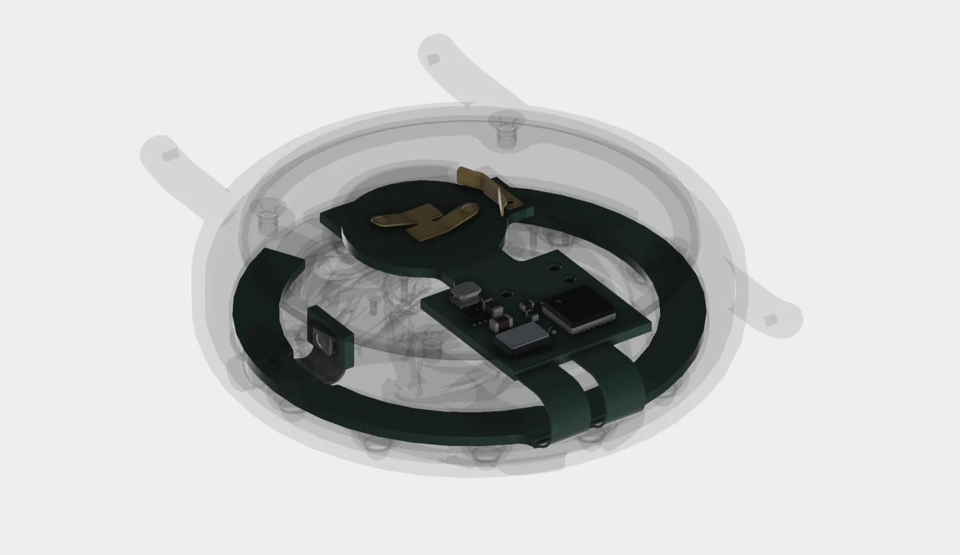 UnconstrainedTime Fractal Watch circuit board